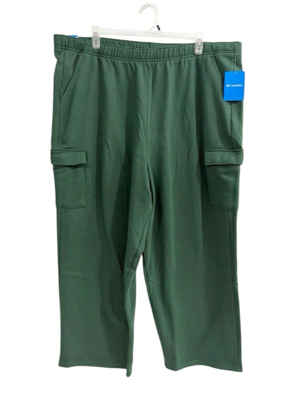 Columbia Women’s 2X Short Green Aldermore II Fleece Cargo Sweatpants NWT